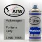 Preview: Volkswagen, Fontana Grey, L595 (1968): 400ml Sprühdose, von ATW Autoteile West.